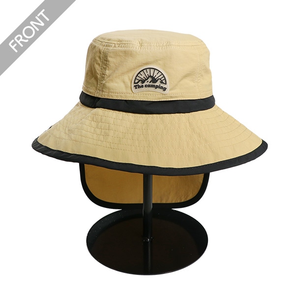 垂れ付きベンチレーションハット（ベージュ）