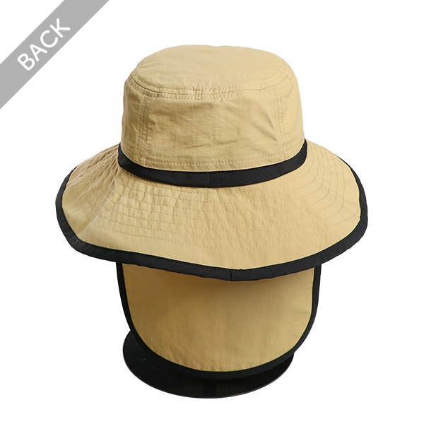 垂れ付きベンチレーションハット（ベージュ）