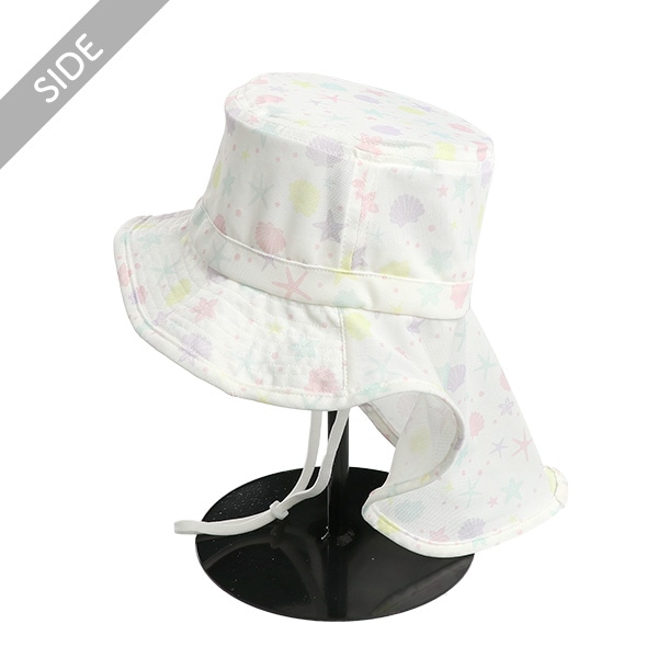 水陸両用垂れ付きメッシュハット（シェル）