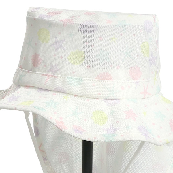 水陸両用垂れ付きメッシュハット（シェル）