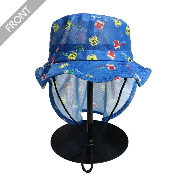 水陸両用垂れ付きメッシュハット（新幹線）