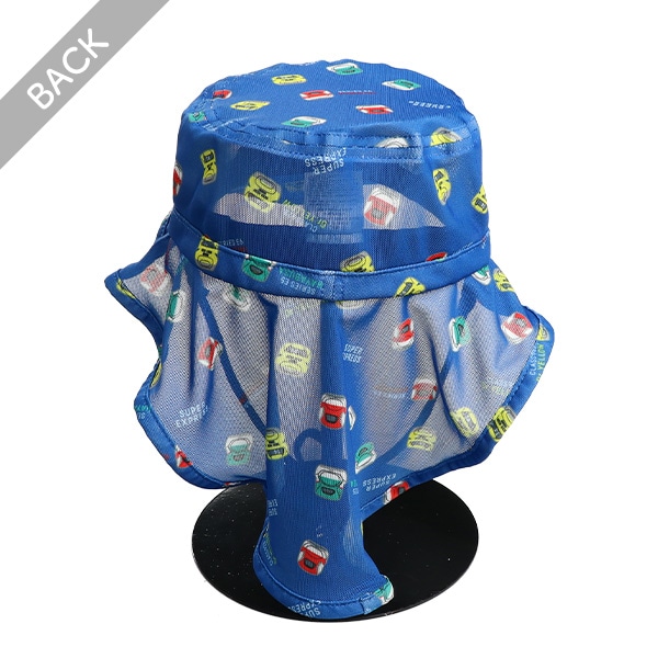 水陸両用垂れ付きメッシュハット（新幹線）