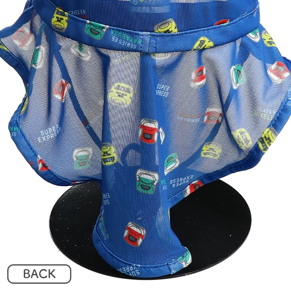 水陸両用垂れ付きメッシュハット（新幹線）