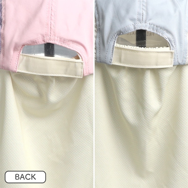 水陸両用垂れ付き冷感キャップ（配色・ジェット）