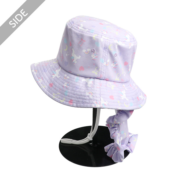 垂れ付き冷感ひんやりハット（ユニコーン）