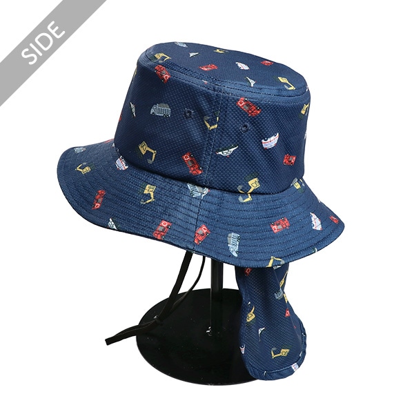 垂れ付き冷感ひんやりハット（くるま）