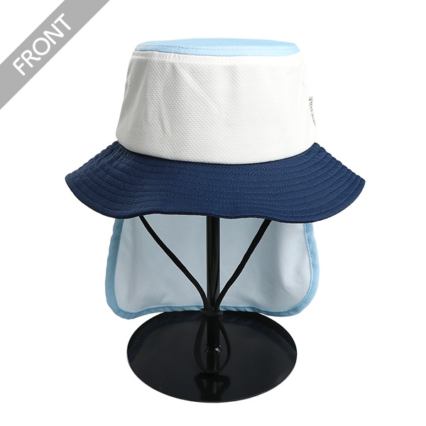 垂れ付き冷感ひんやりハット（配色）