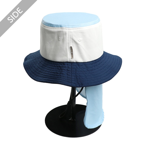 垂れ付き冷感ひんやりハット（配色）