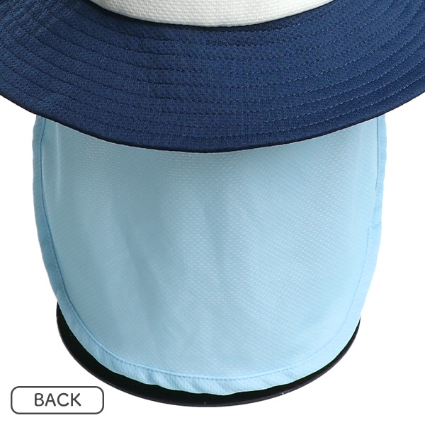 垂れ付き冷感ひんやりハット（配色）