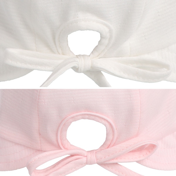 耳付きボンネット帽子