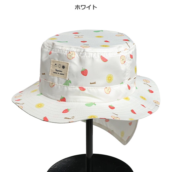 垂れ付きハット（総柄）