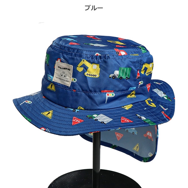 垂れ付きハット（総柄）