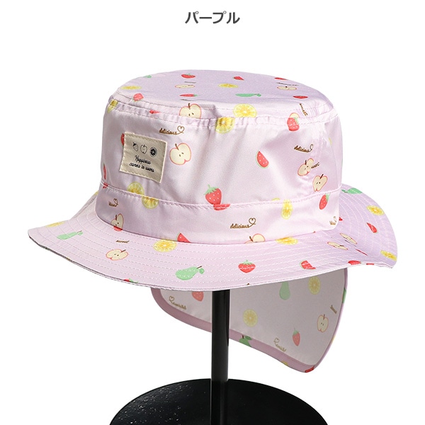 垂れ付きハット（総柄）