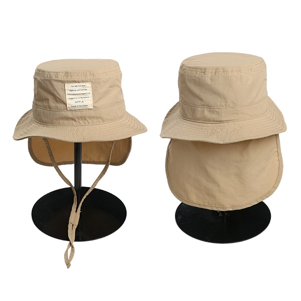 垂れ付きナイロンサファリハット