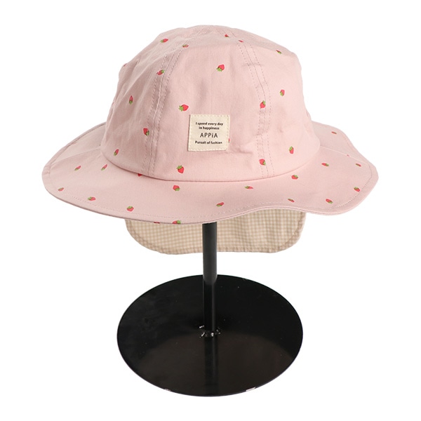 垂れ付きハット（いちご）