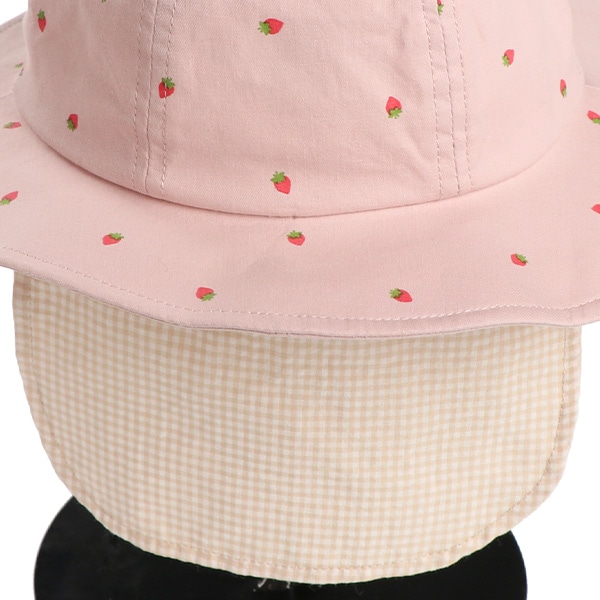 垂れ付きハット（いちご）