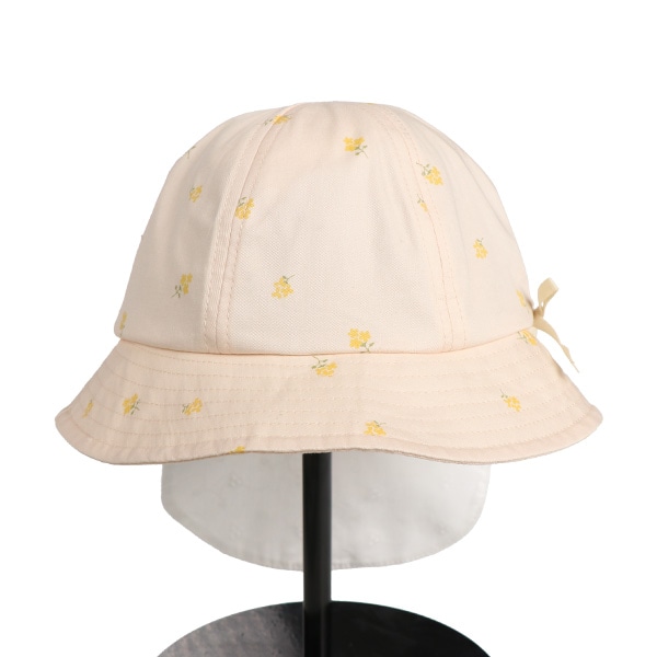 垂れ付きハット（小花柄）