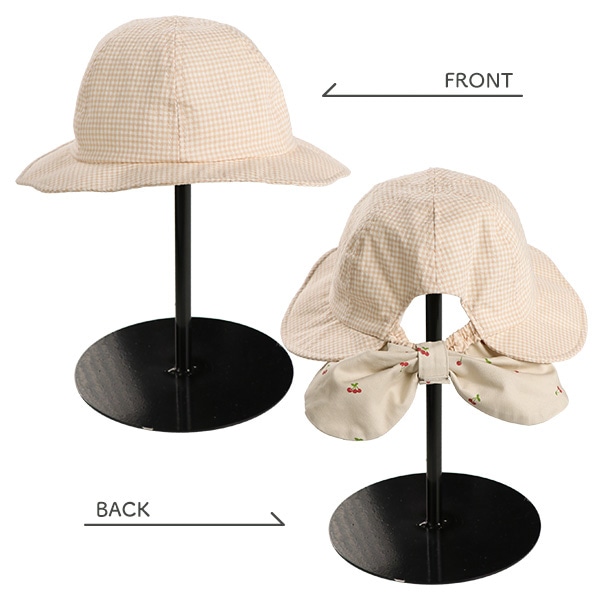 垂れ付きハット（さくらんぼ）