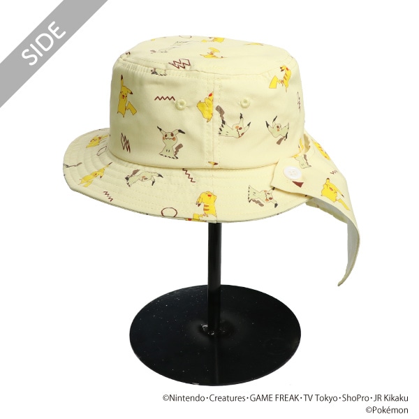 垂れ付きバケットハット（ピカチュウ）