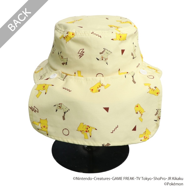 垂れ付きバケットハット（ピカチュウ）
