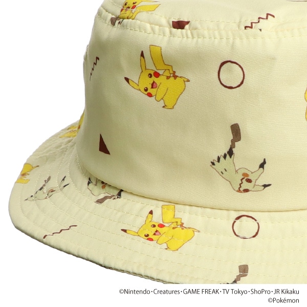 垂れ付きバケットハット（ピカチュウ）