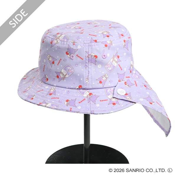 垂れ付きバケットハット（クロミ）