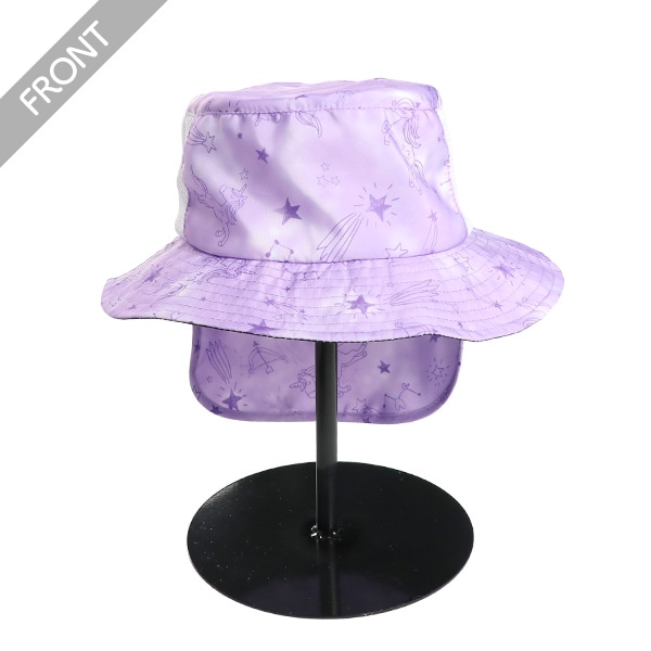 垂れ付きサイドメッシュ帽子（ユニコーン）