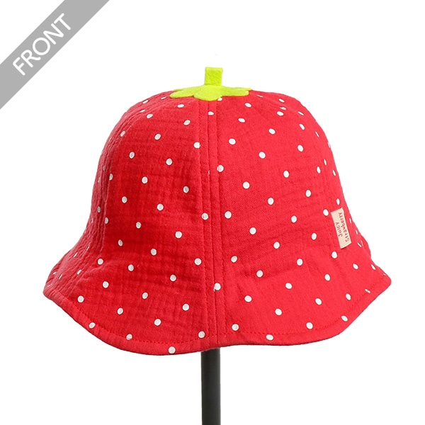 垂れ付きなりきりハット（いちご）