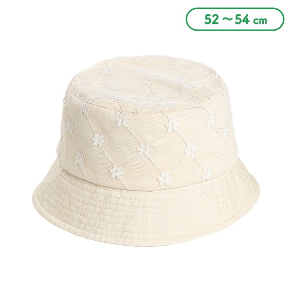 ハット（花柄レース）