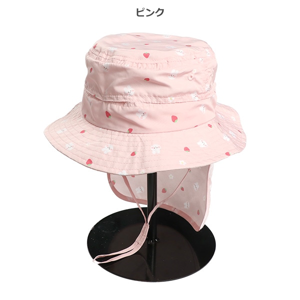 垂れ付きベンチレーションハット（総柄）