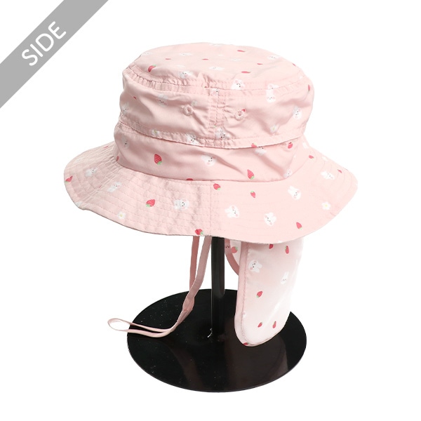 垂れ付きベンチレーションハット（総柄）