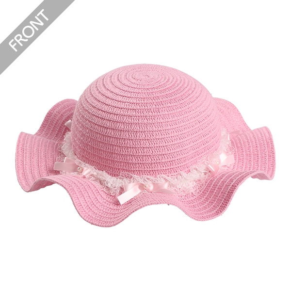 リボン付きペーパー帽子