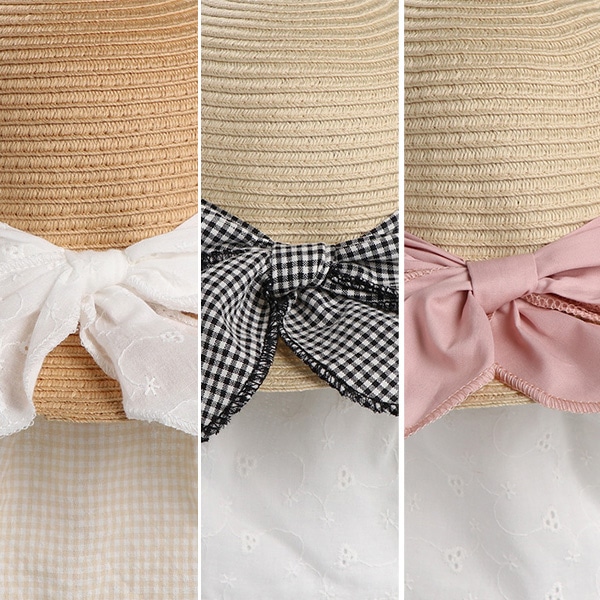 洗えるたためる垂れ付き帽子（太リボン）