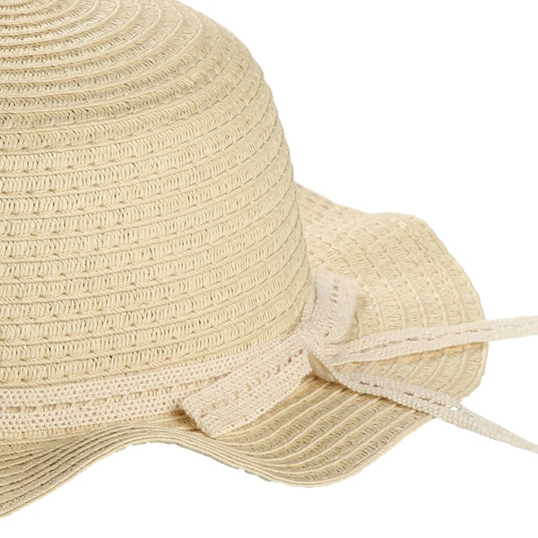 ペーパー波つば帽子（レース）