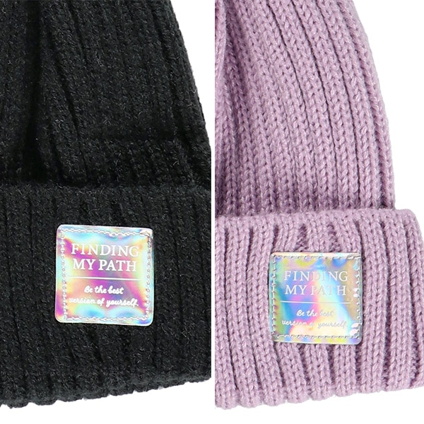 チュール梵天チケット付きニット帽子 | 西松屋オンラインストア