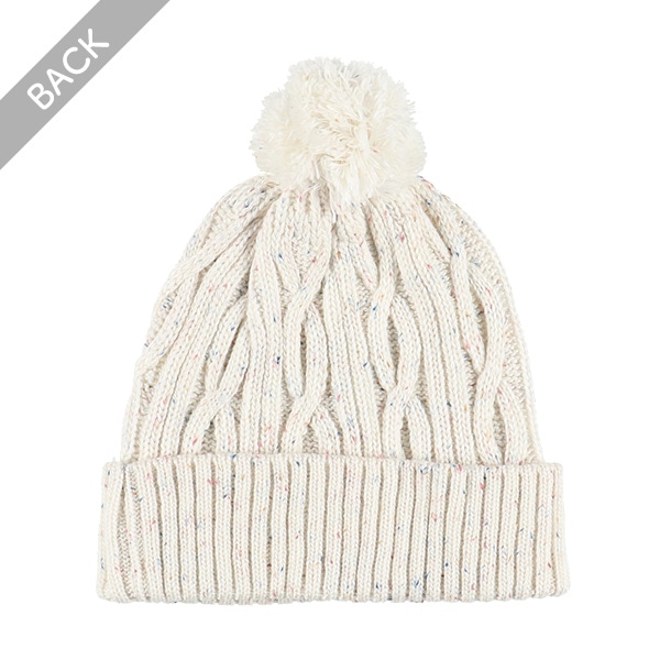 ボンボン帽子（カラーネップ）