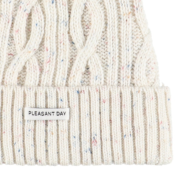 ボンボン帽子（カラーネップ）