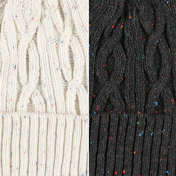 ボンボン帽子（カラーネップ）