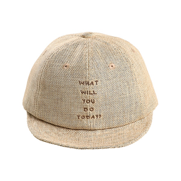 雑材風ソフトキャップ