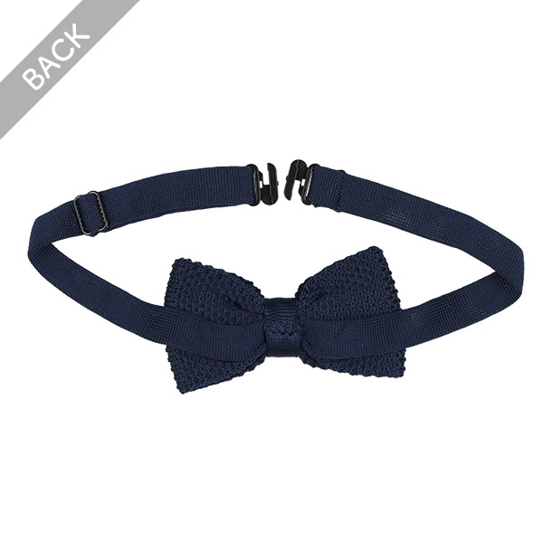 ワンタッチニット蝶ネクタイ（ネイビー）