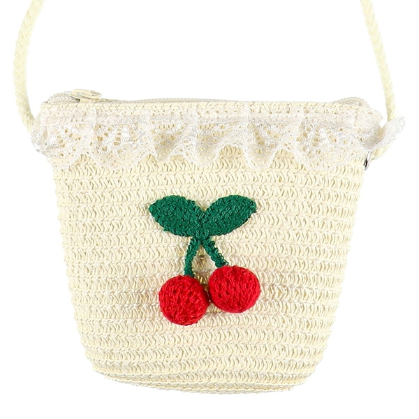 サクランボポシェット（アイボリー）