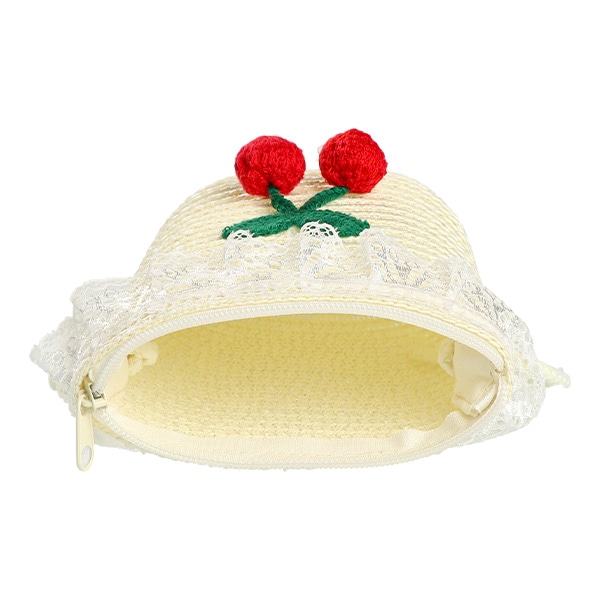 サクランボポシェット（アイボリー）