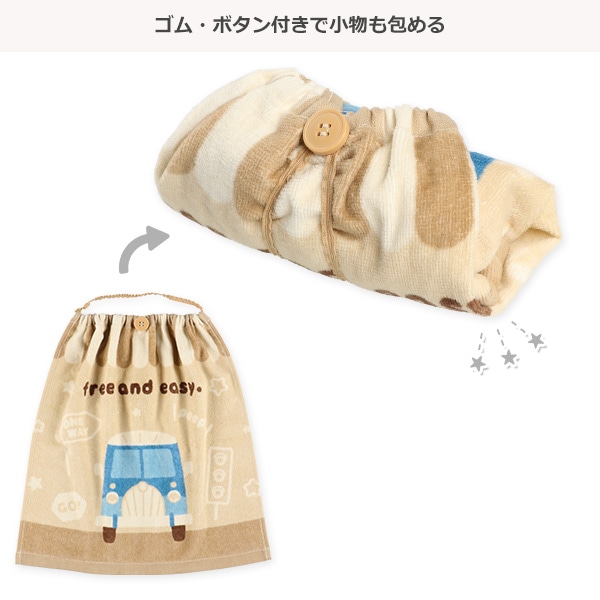 おりこうタオル（くるま）
