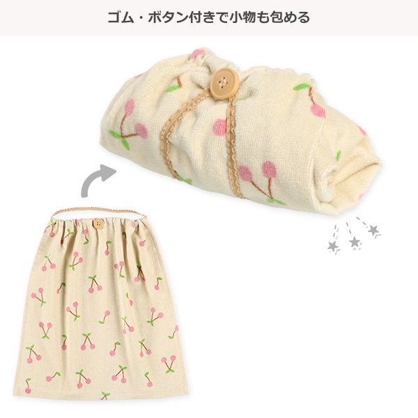 おりこうタオル（チェリー）