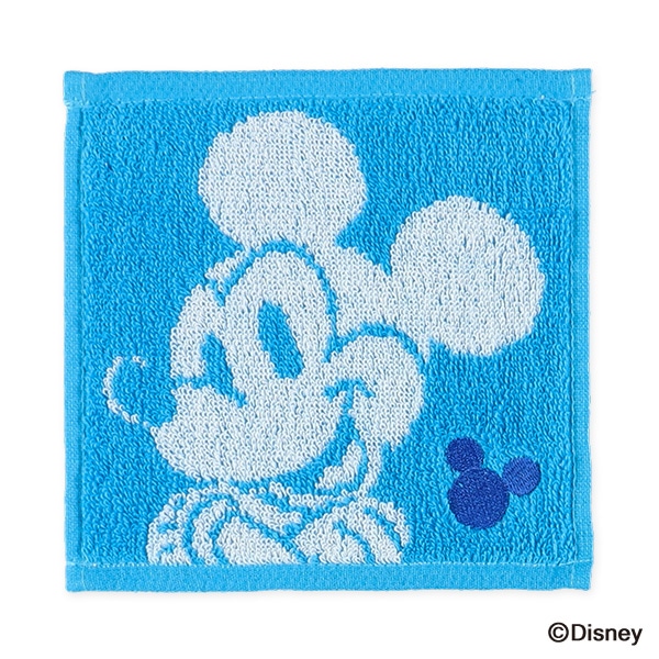 3枚組ジャガードミニタオル ワンポイント刺繍（ミッキーマウス）