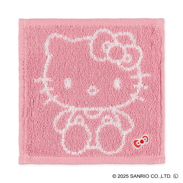 3枚組ジャガードミニタオル ワンポイント刺繍（サンリオ）