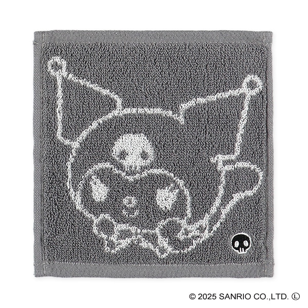 3枚組ジャガードミニタオル ワンポイント刺繍（サンリオ）