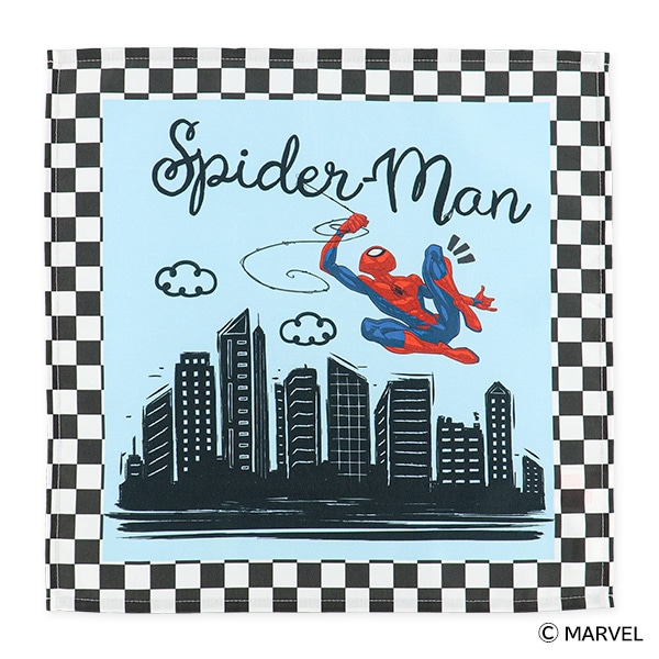 3枚組ランチクロス（スパイダーマン・チェッカー）
