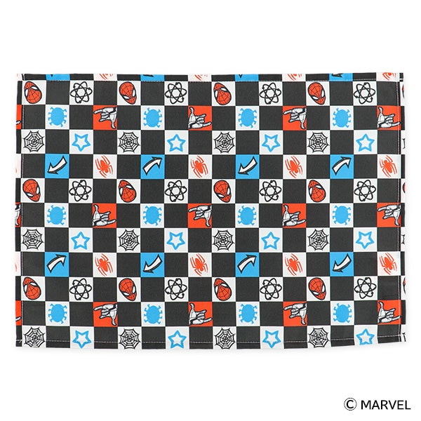 3枚組ランチョンマット（スパイダーマン・チェッカー）