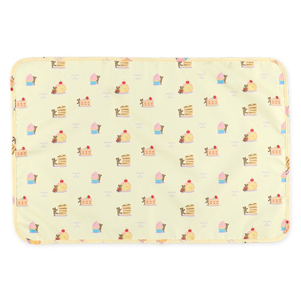 3枚組ランチョンマット（くまと食べ物）